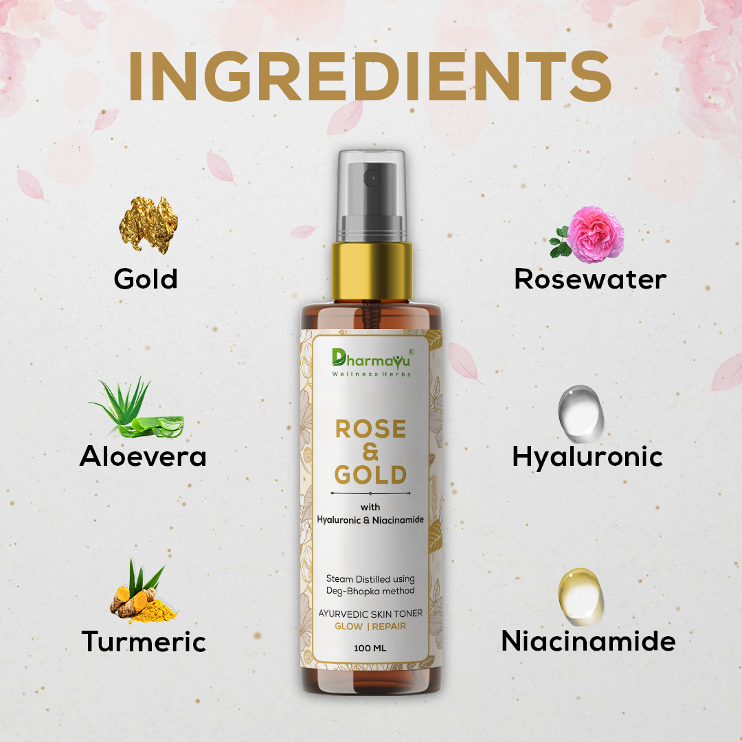 Rose & Gold skin toner