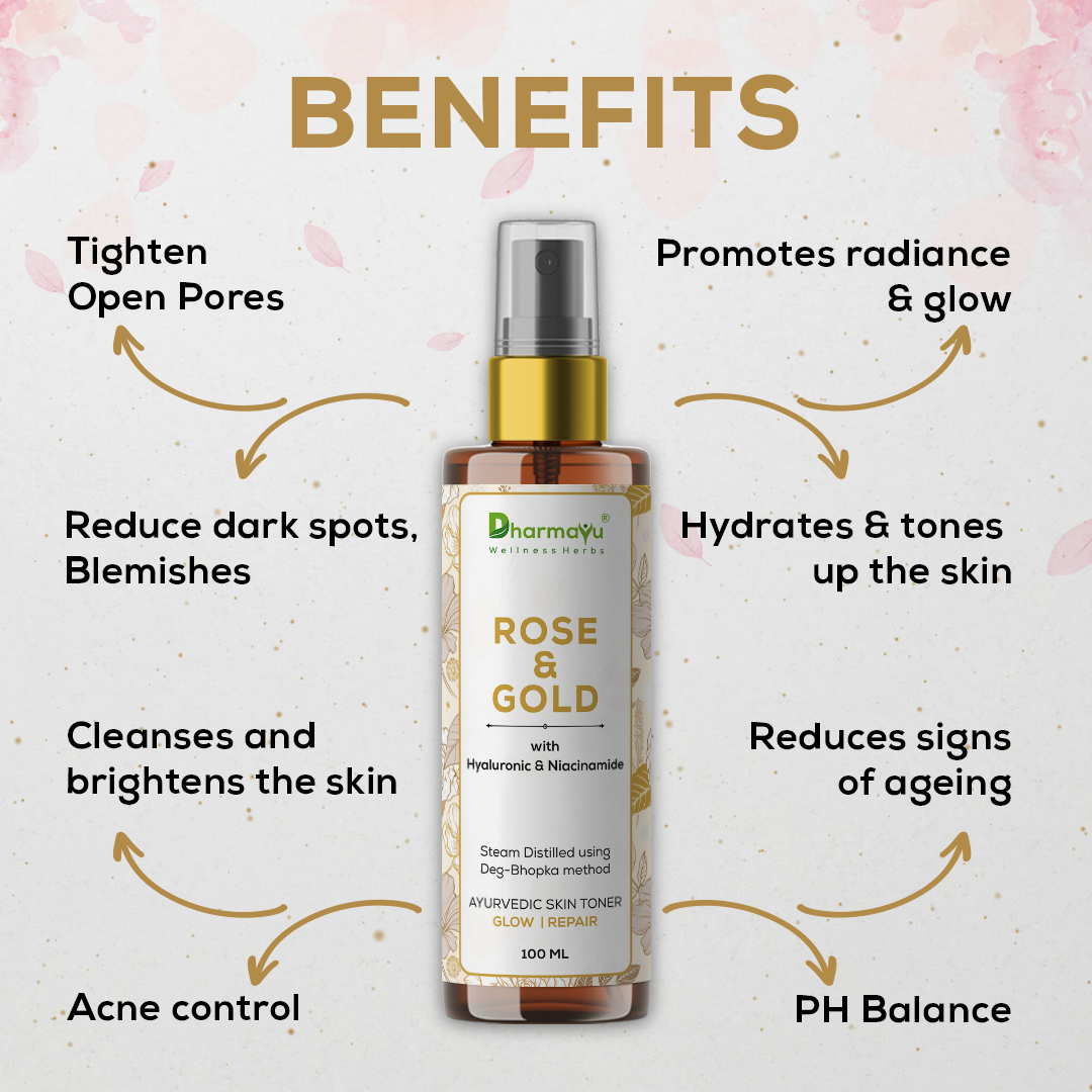 Rose & Gold skin toner