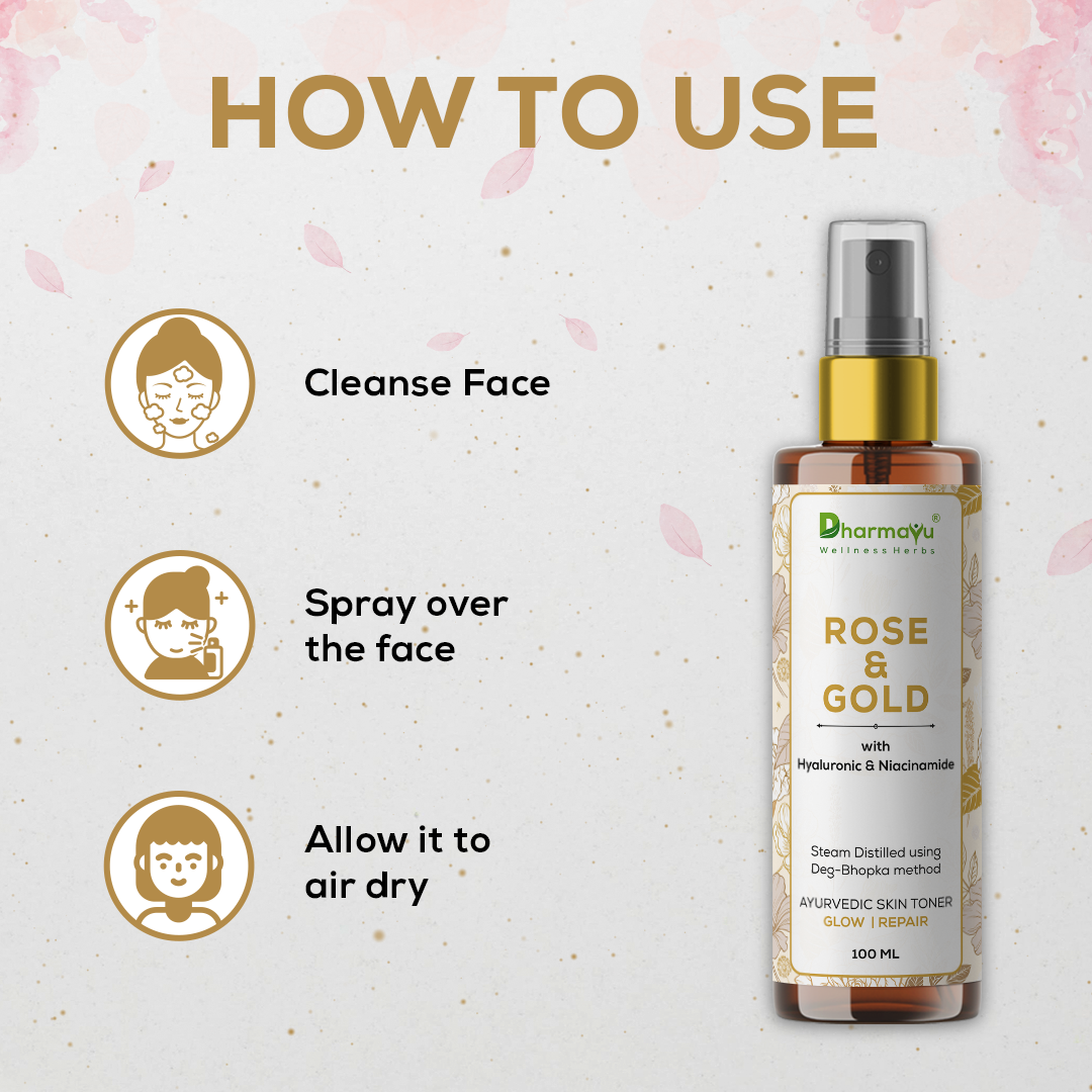 Rose & Gold skin toner