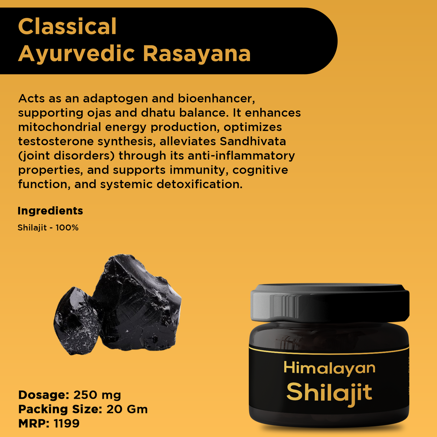 Shilajit Resin